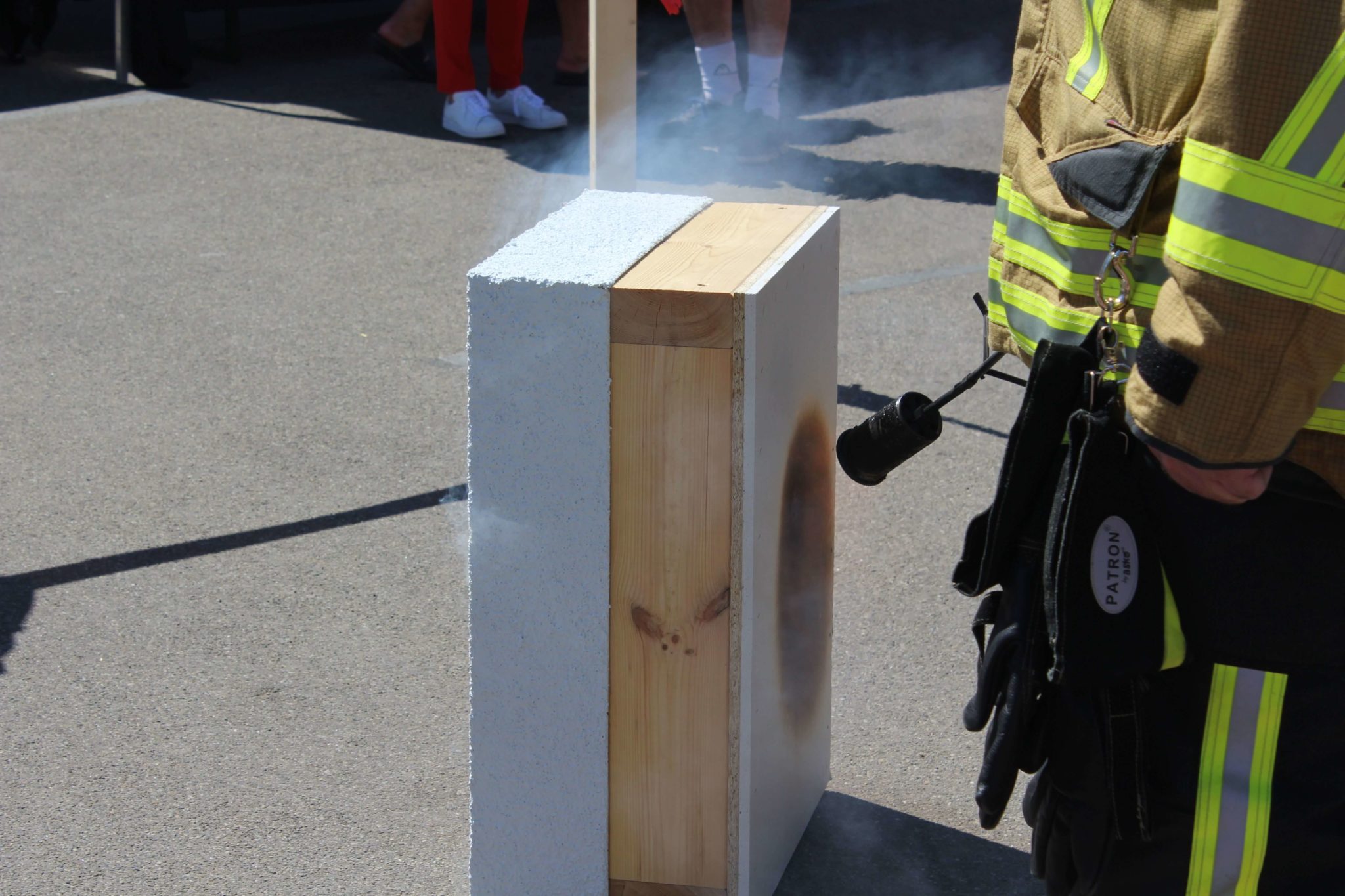 Brandvorführung bei TALBAU-Haus