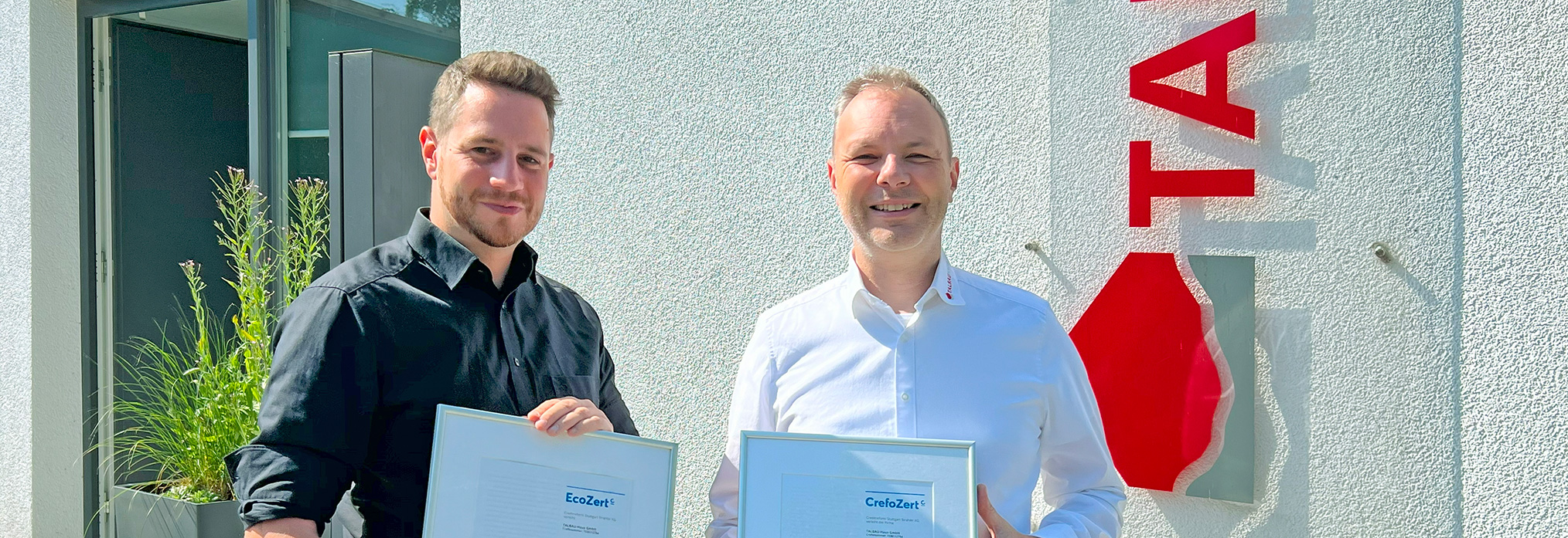 TALBAU-Haus erhält nach EcoZert- auch CrefoZert-Zertifikat