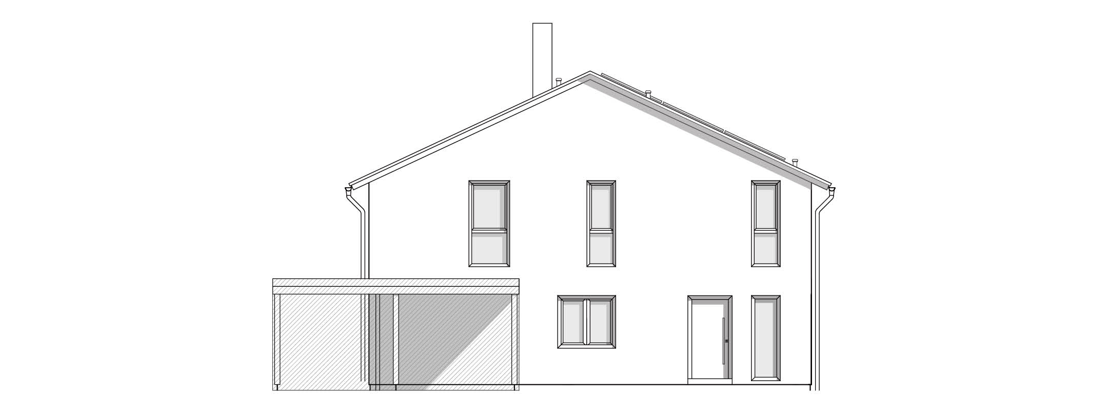 Neubau eines Einfamilienwohnhauses mit Carport - Malschenberger - Header