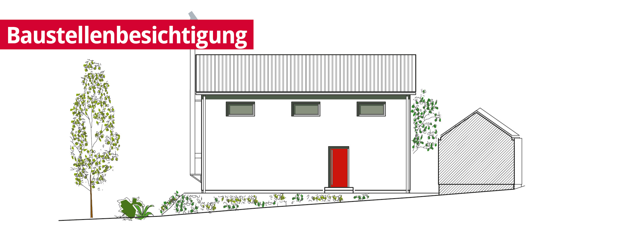 Baustellenbesichtigung von TALBAU-Haus in Nordheim am 29.11.2025 - Header