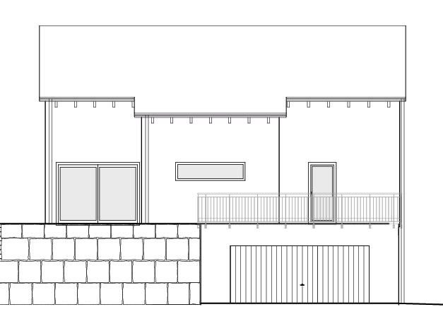 Neubau eines Einfamilienwohnhauses in 71566 Althütte - Vorschau